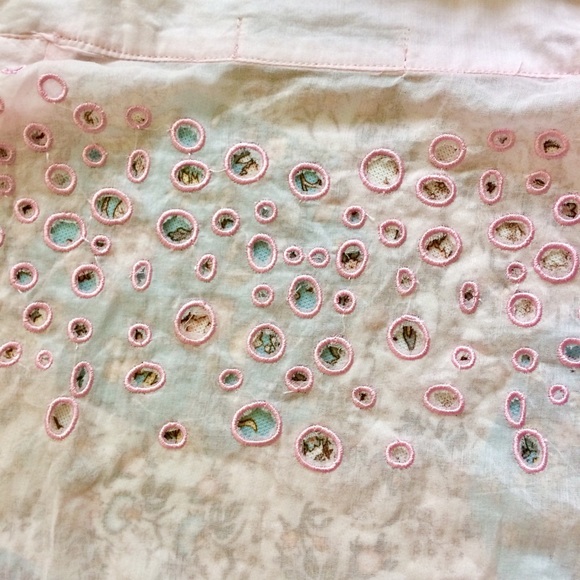 ModCloth Pink Embroidered Blouse - Picture 5 of 8